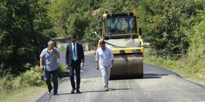 SOYLU, ASFALT ÇALIŞMALARINI İNCELEDİ 
