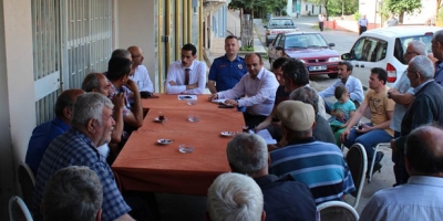 SOYLU KÖYLÜLERİN SORUNLARINI DİNLEDİ 