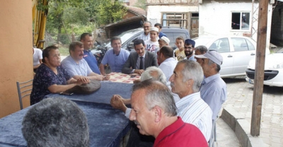 SOYLU YAZICIK’TA HALK VE GÜVENLİK TOPLANTISINA KATILDI