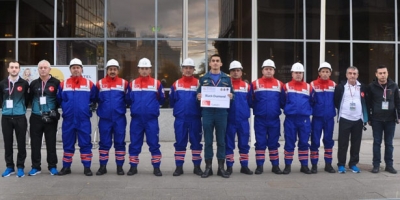 TAHLİSİYE EKİBİ ÖDÜLLE DÖNDÜ