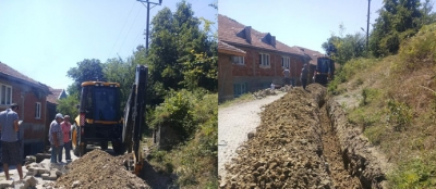  TELLİOĞLU KÖYÜ İÇME SUYU HATTI YENİLENİYOR