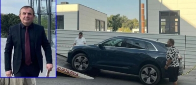 TRAFİKTE ARACI ÇEKİLDİ AKP’DEN İSTİFA ETTİ