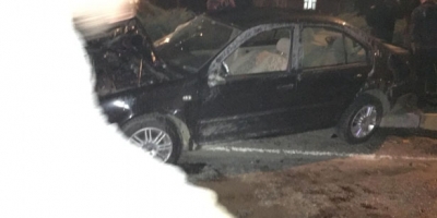 TRAKTÖRLE ÇARPIŞTI:1 YARALI