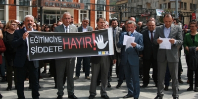 TÜM EĞİTİM SENDİKALARININ ORTAK MESAJI: ŞİDDET SONA ERSİN