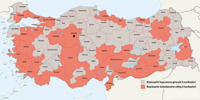TÜM İLLER 'BÜTÜNŞEHİR' SAYILACAK