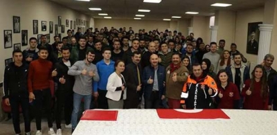 ÜNİVERSİTE ÖĞRENCİLERİNE ARAMA KURTARMA EĞİTİMİ VERİLDİ