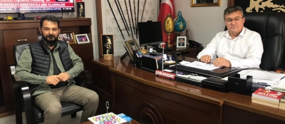 ÜNLÜ YÖNETMEN DANACI, BAŞKAN VEKİLİ AYDINLI’YI ZİYARET ETTİ