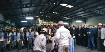 ÜZÜLMEZ’DE MADENCİ KURBAN KESTİ