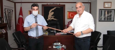 VAKIFLAR BÖLGE MÜDÜRÜ PINAR, BAŞKAN BOZKURT’U ZİYARET ETTİ