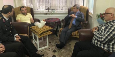   VALİ ÇINAR'DAN, AFRİN VE KİLİS GAZİLERİNE ZİYARET