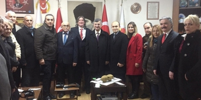 VALİ ERDOĞAN BEKTAŞ GAZETECİLERİ ZİYARET ETTİ