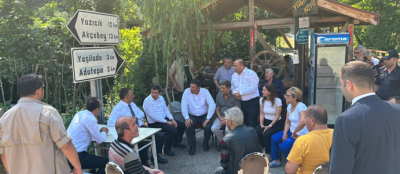 VALİ HACIBEKTAİOĞLU KÖYLERİ GEZİYOR