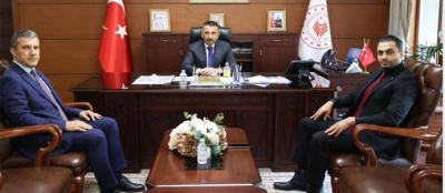 VALİ HACIBEKTAŞOĞLU'NU ZİYARET ETTİLER