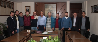 VETERANLAR BAŞKAN BOZKURT'U ZİYARET ETTİ