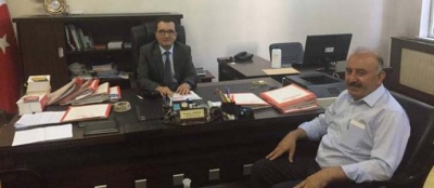 YENİ ATANAN CUMHURİYET SAVCISINI ZİYARET ETTİ