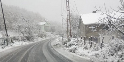 YÜKSEK KESİMLERE KAR YAĞIŞI BAŞLADI