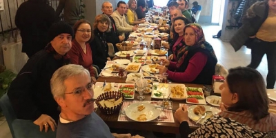    YÜRÜYÜŞ GRUBU KAHVALTIDA BULUŞTU