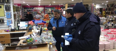  ZABITA EKİPLERİ ETİKET KONTROLÜ YAPTI