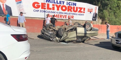 ZONGULDAK’TA FECİ KAZA, YARALILAR VAR