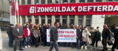 ZONGULDAK'TA PROTESTO EDİLDİ